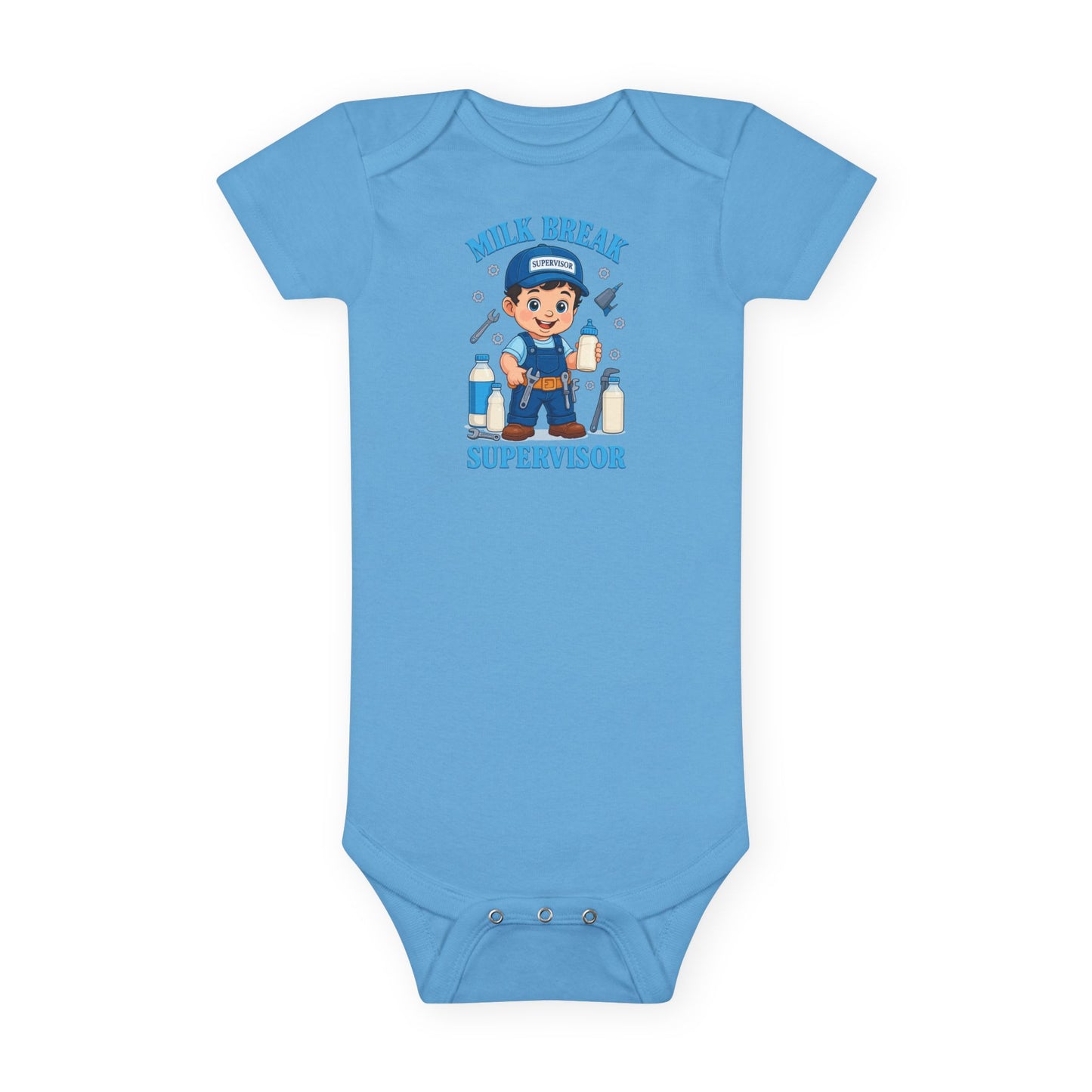 Milk Break Supervisor Onesie - Adorable Comfort for Babies and Toddlers