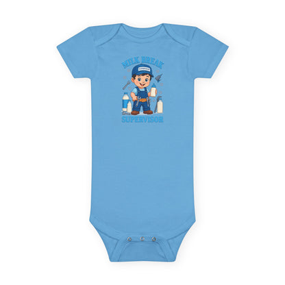 Milk Break Supervisor Onesie - Adorable Comfort for Babies and Toddlers