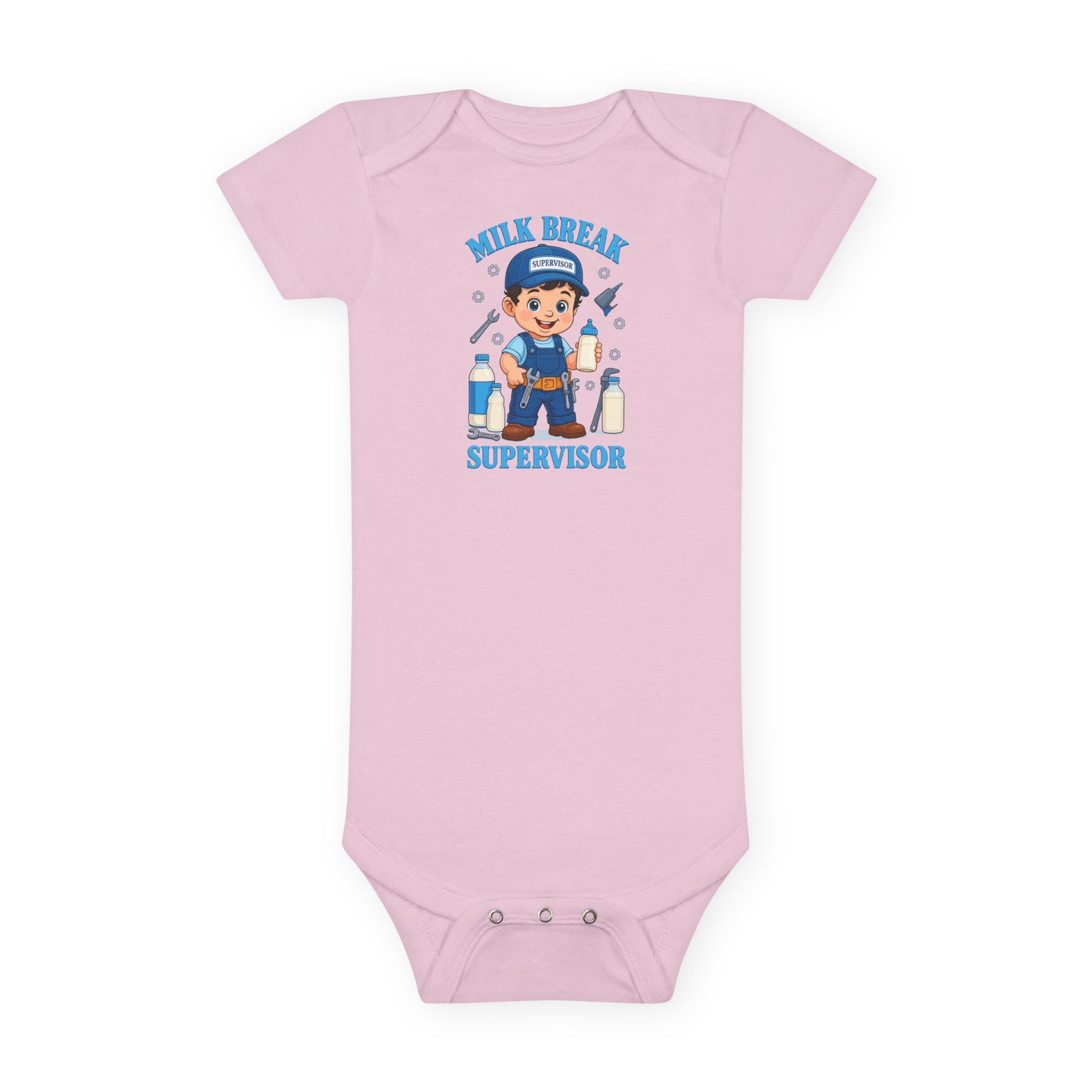 Milk Break Supervisor Onesie - Adorable Comfort for Babies and Toddlers