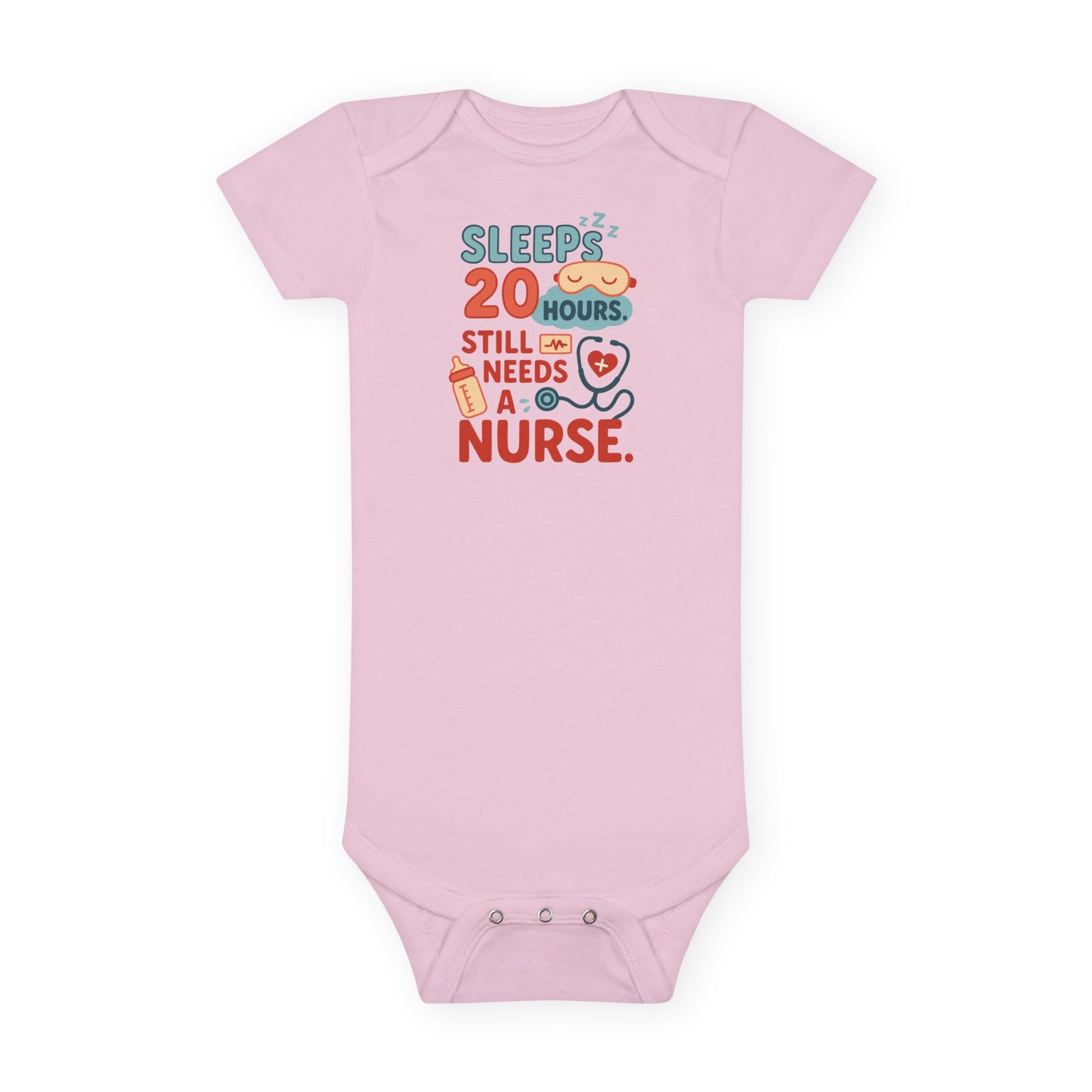 Adorable Nurse Design Baby Onesie - Perfect for Newborns and Toddlers!