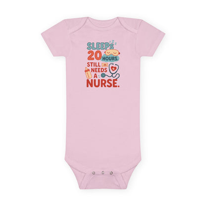 Adorable Nurse Design Baby Onesie - Perfect for Newborns and Toddlers!