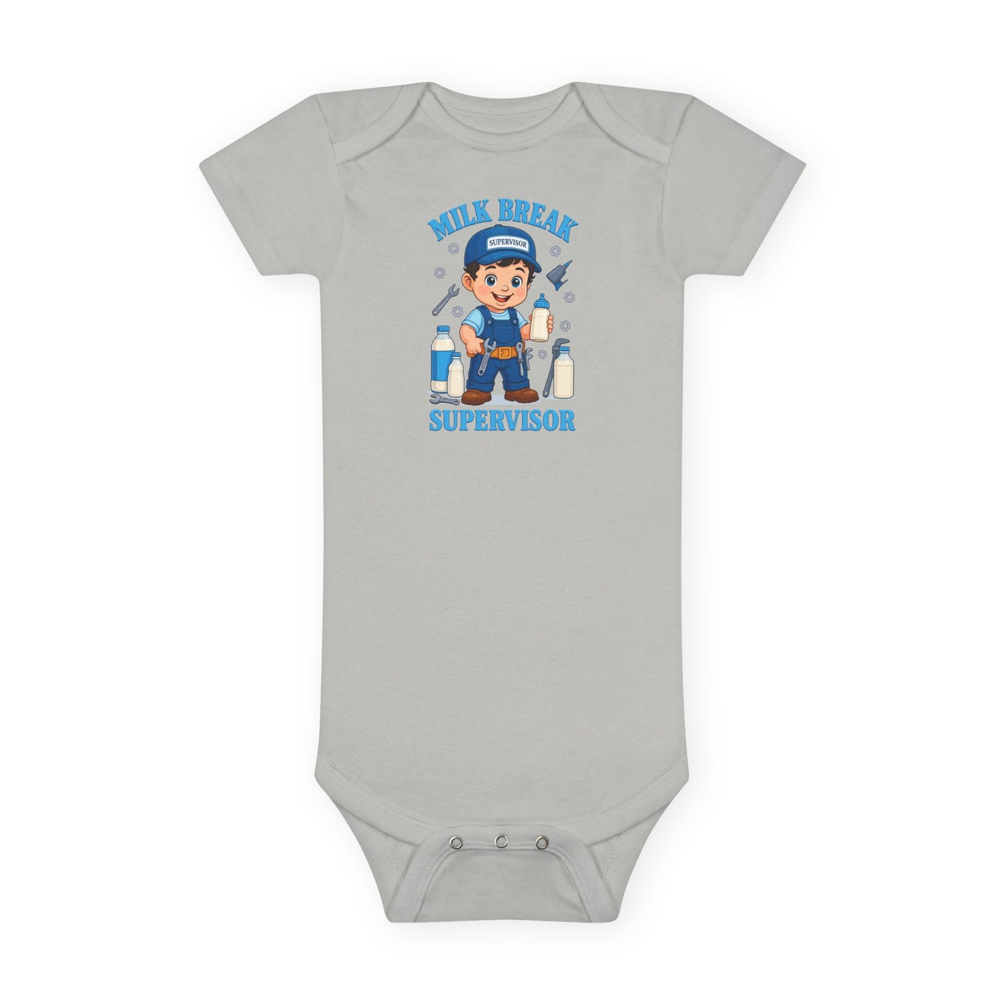 Milk Break Supervisor Onesie - Adorable Comfort for Babies and Toddlers