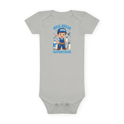 Milk Break Supervisor Onesie - Adorable Comfort for Babies and Toddlers