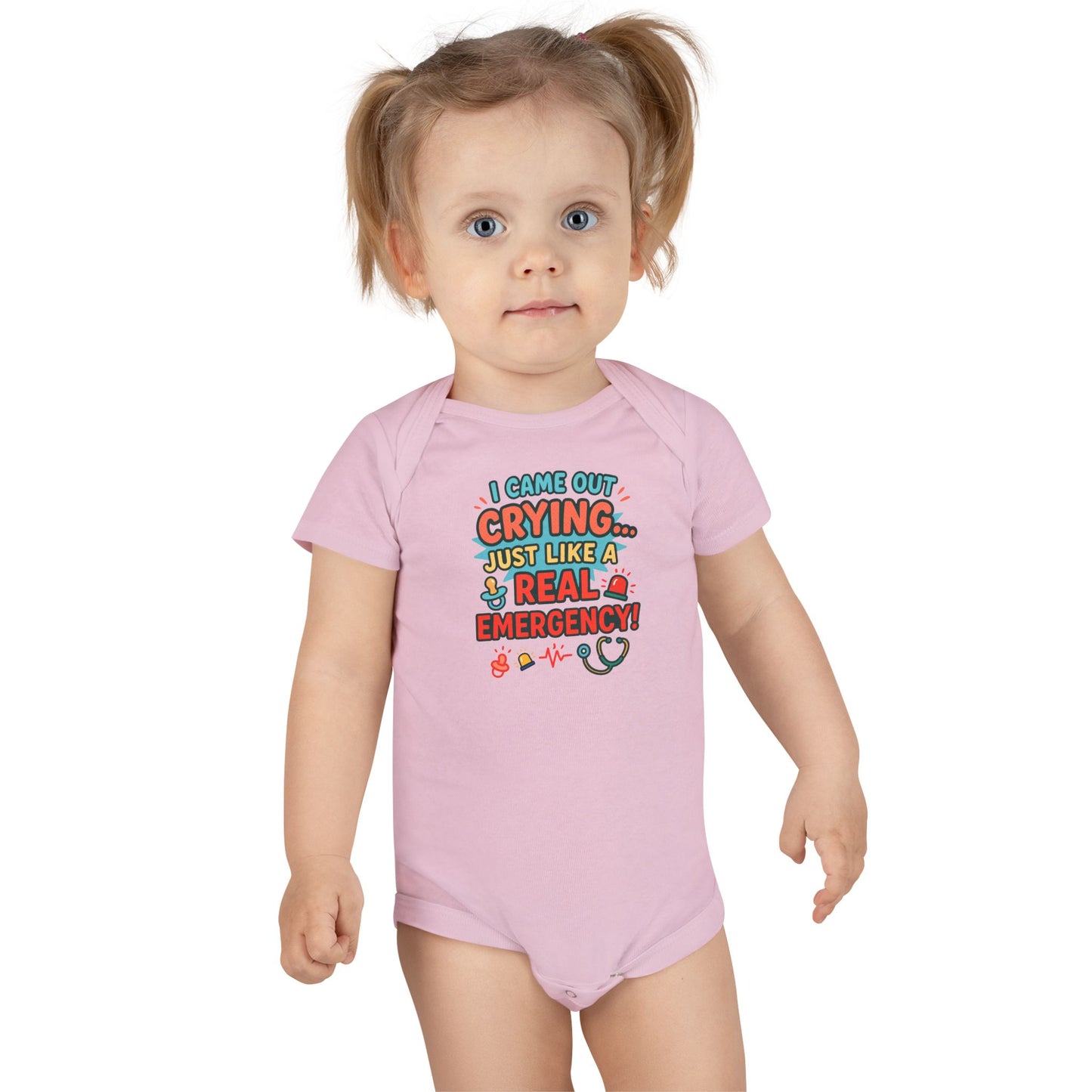 I Came Out Crying Baby Onesie