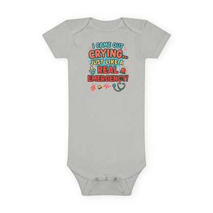  I Came Out Crying Baby Onesie 