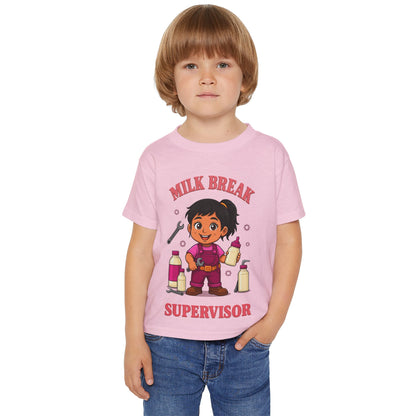 Milk Break Supervisor Toddler T-Shirt