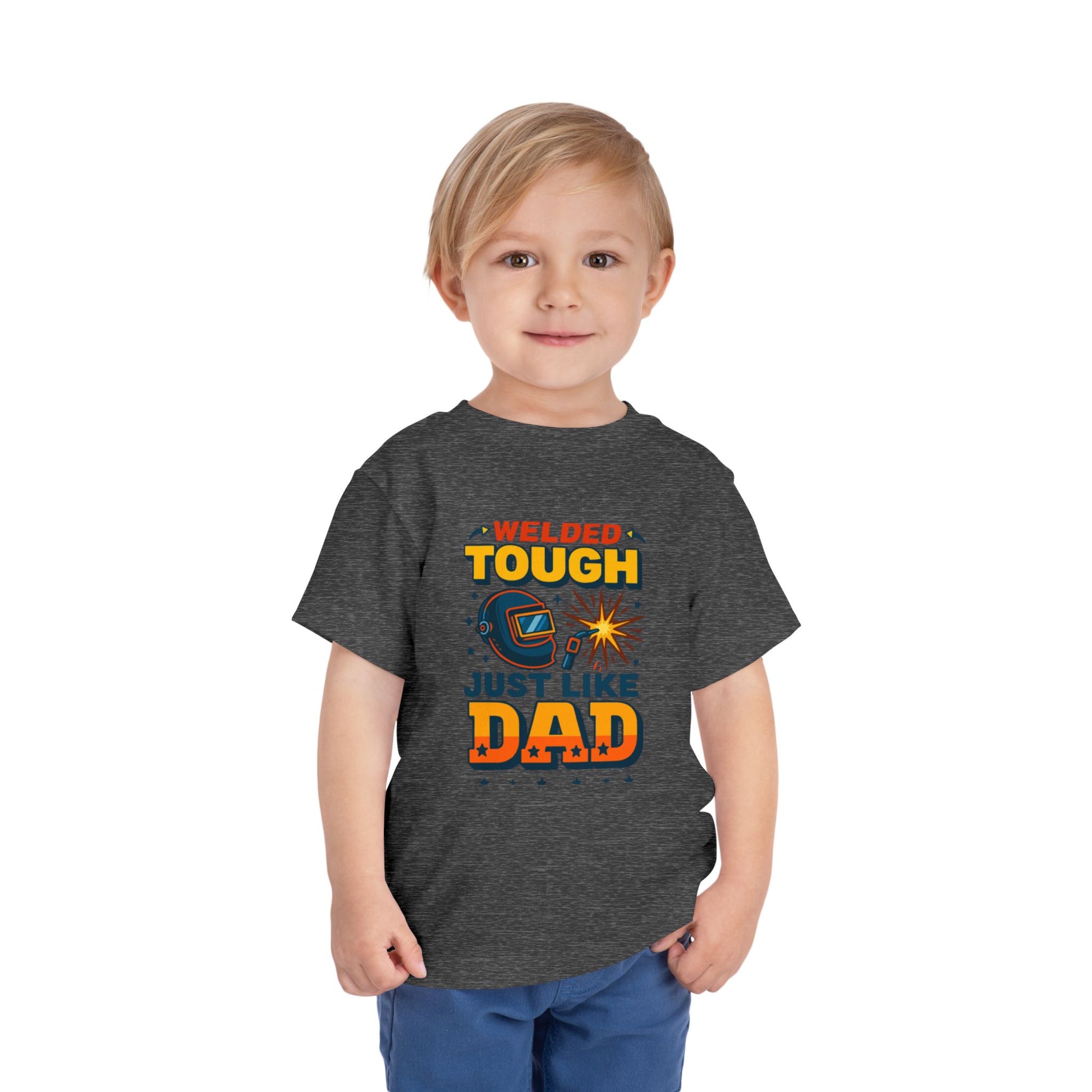 Toddler Short Sleeve T-shirt –Dark Heather Grey