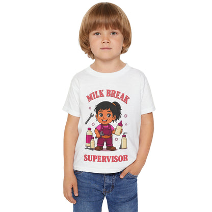 Milk Break Supervisor Toddler T-Shirt