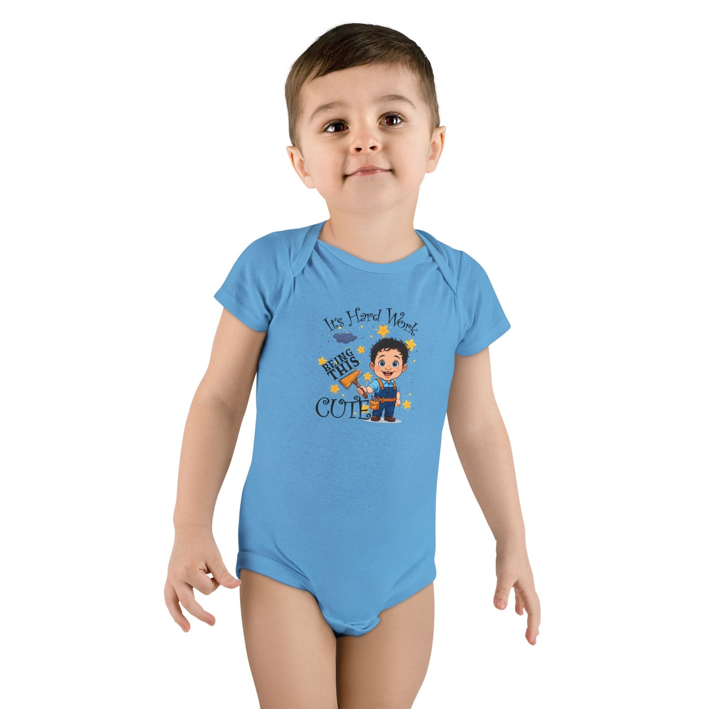 Cute Baby Onesie -Blue