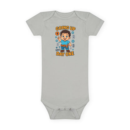 Going Up Since Day One - Cute Baby Onesie