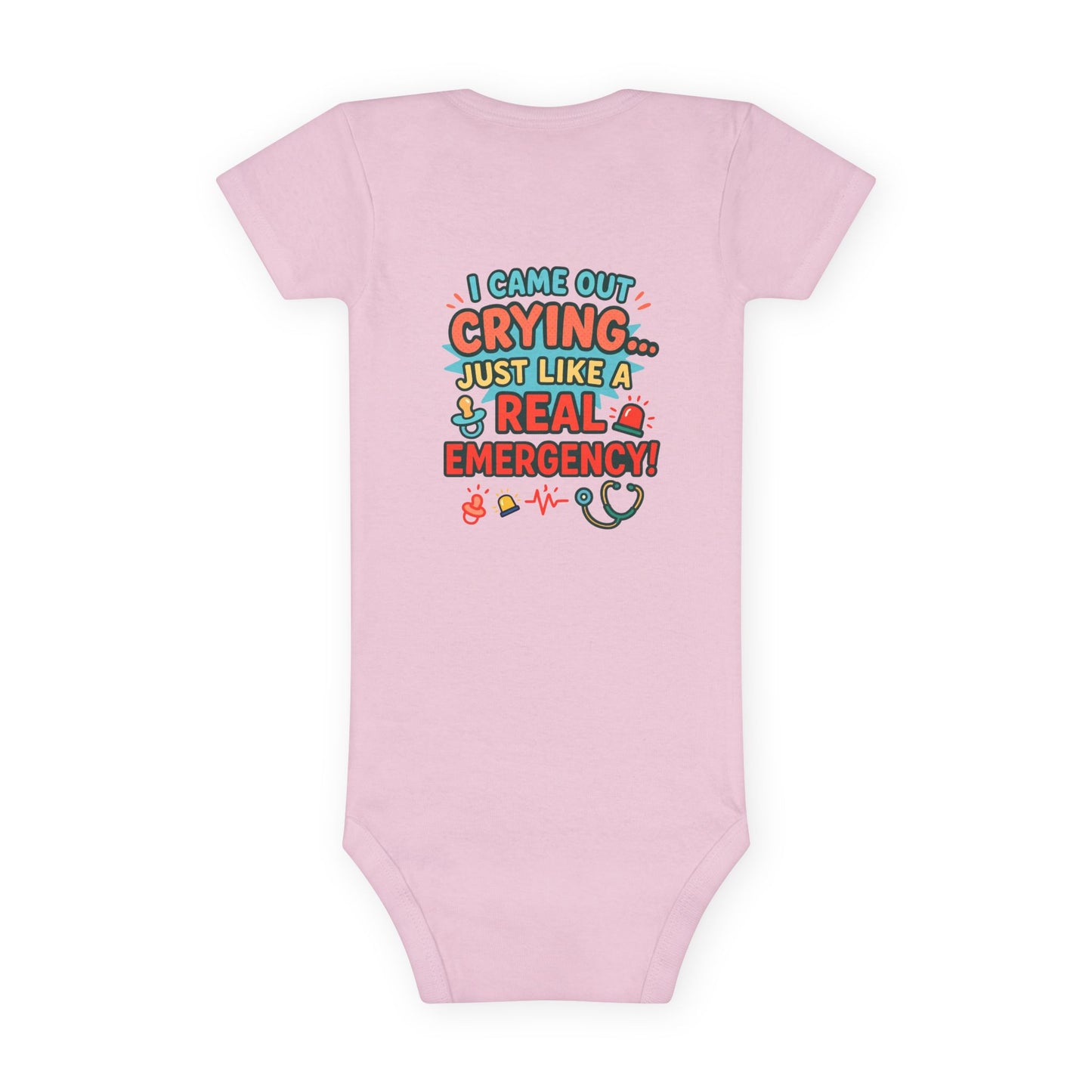 I Came Out Crying Baby Onesie