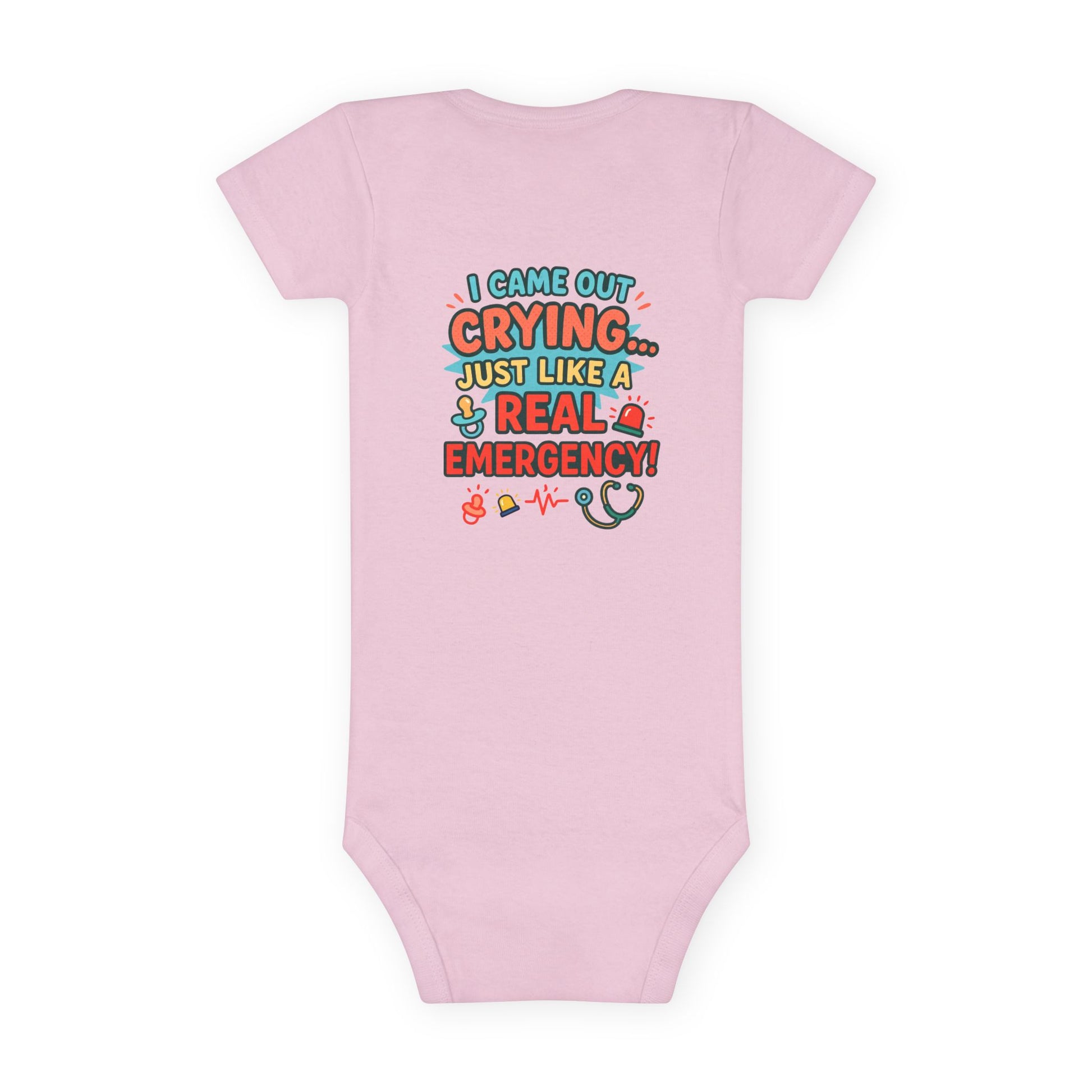 I Came Out Crying Baby Onesie