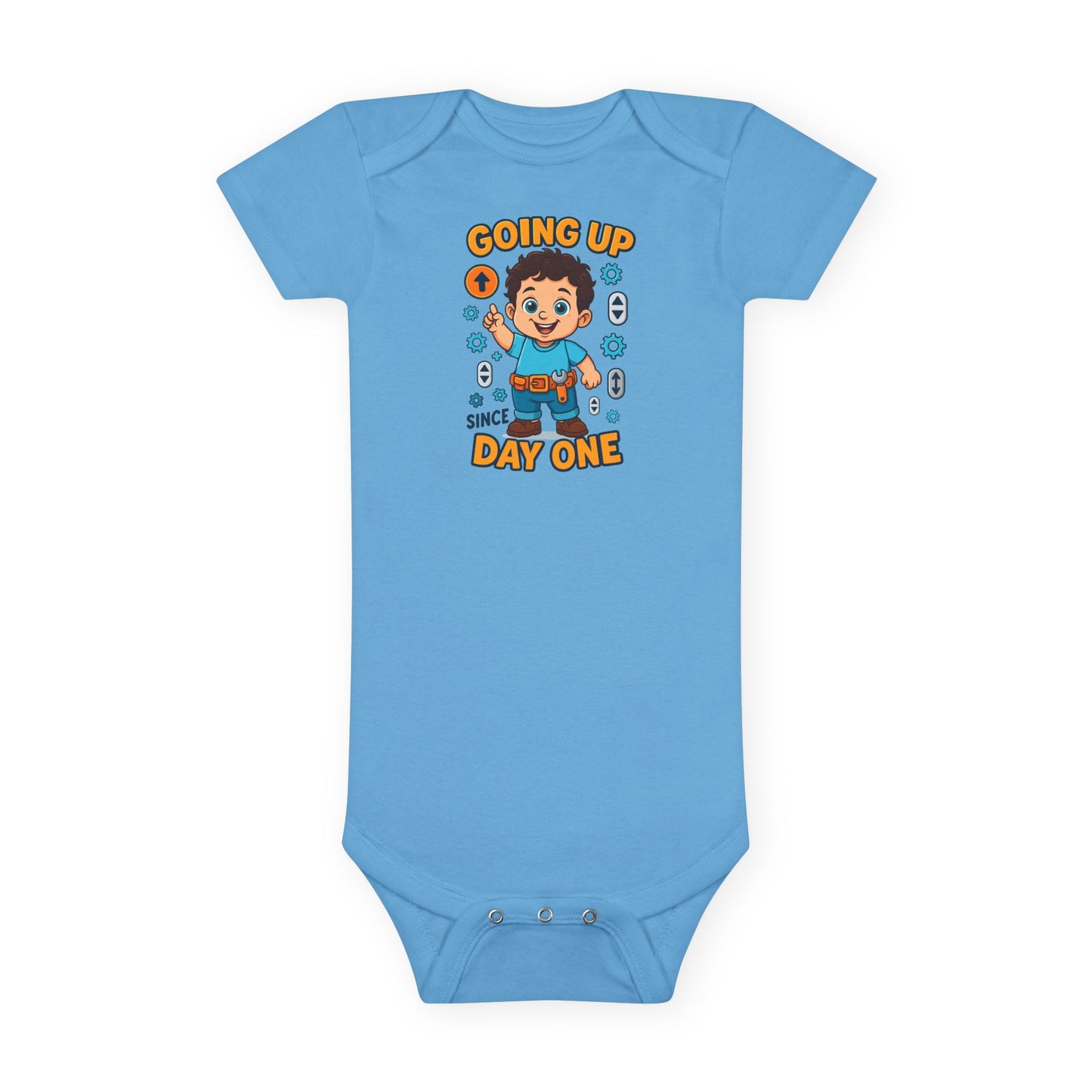 Going Up Since Day One - Cute Baby Onesie