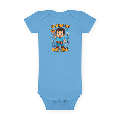 Going Up Since Day One - Cute Baby Onesie
