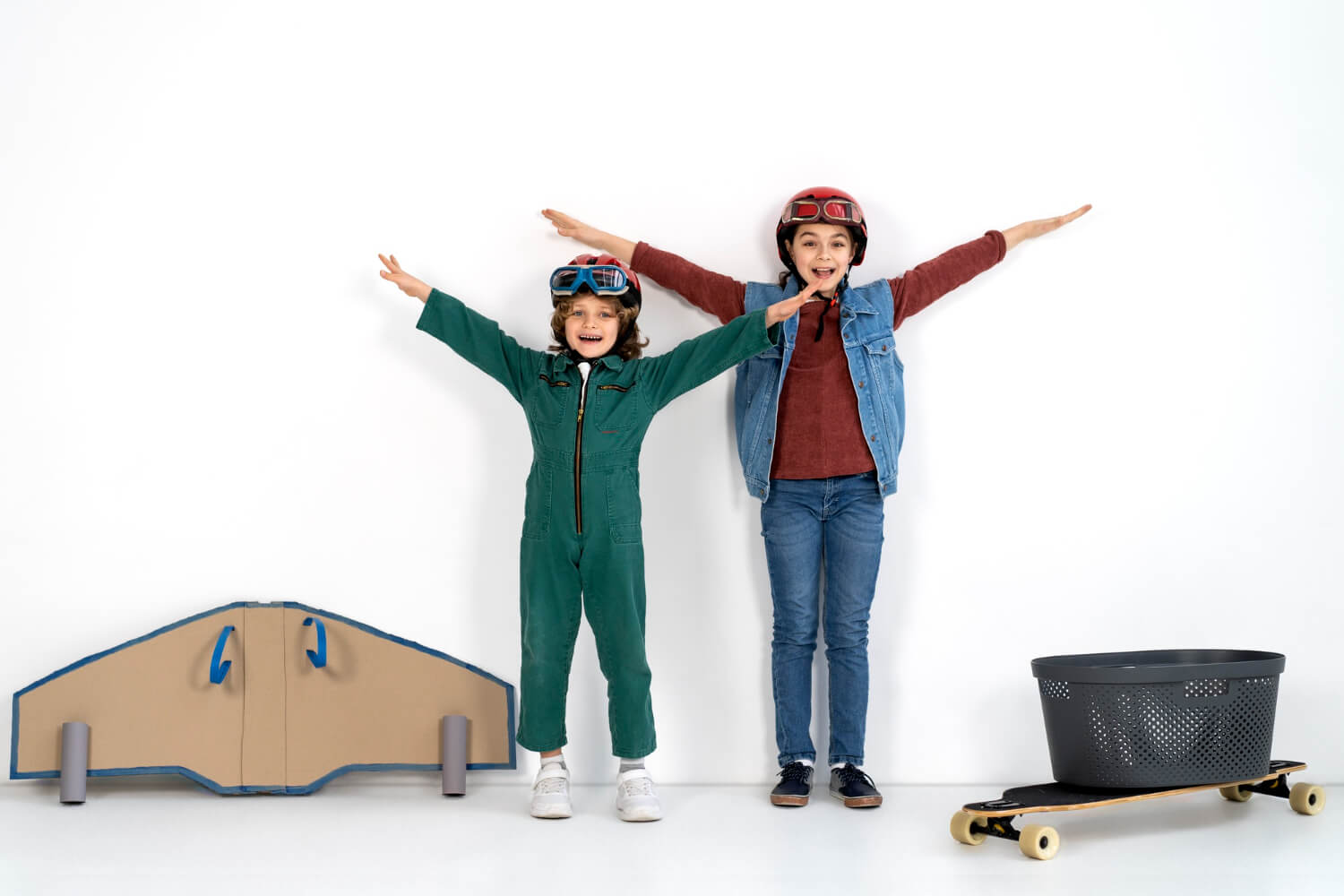 Kids posing for Made For The Next Generation collection