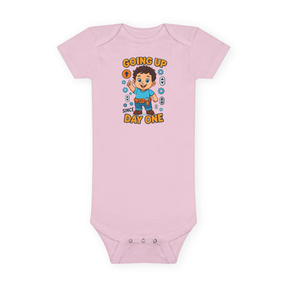 Going Up Since Day One - Cute Baby Onesie