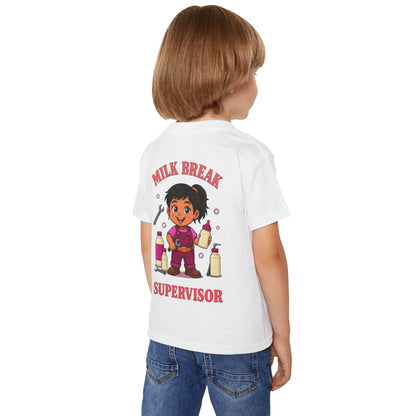 Milk Break Supervisor Toddler T-Shirt