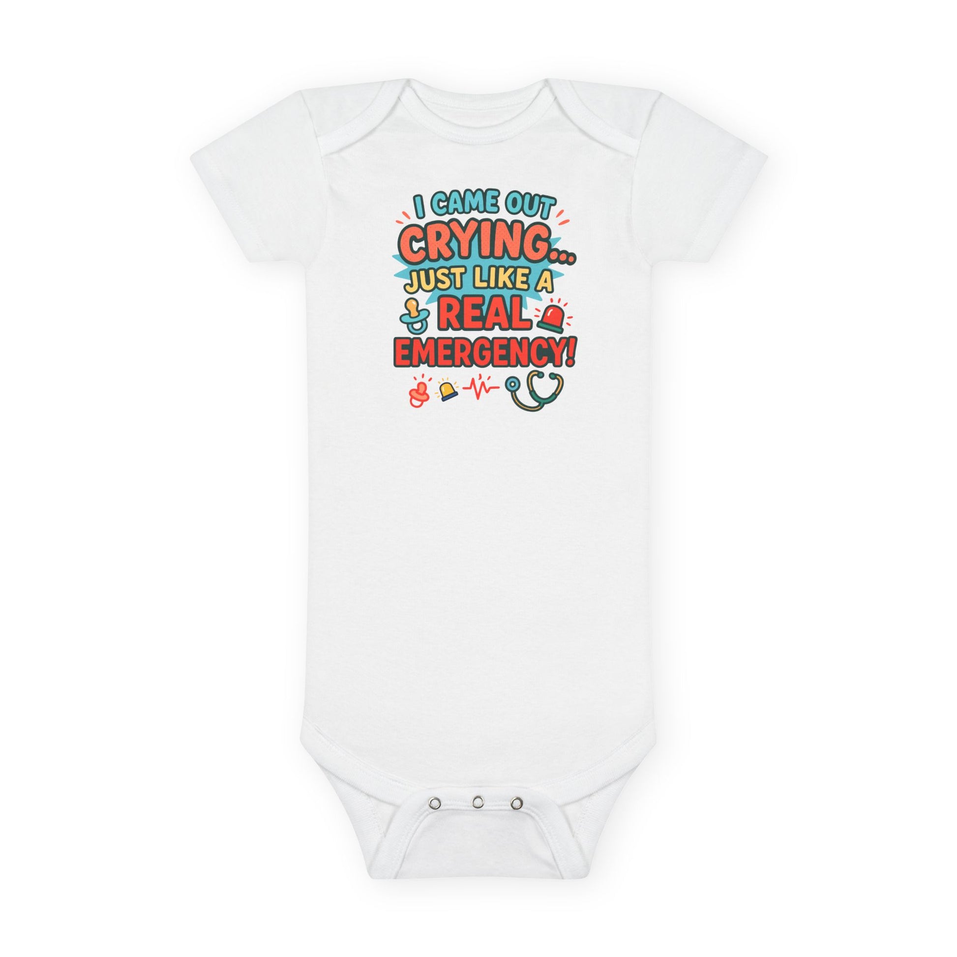  I Came Out Crying Baby Onesie 