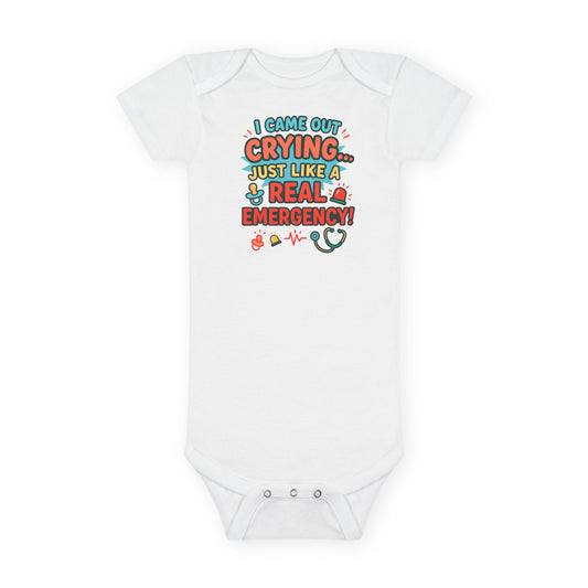  I Came Out Crying Baby Onesie 
