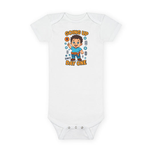 Going Up Since Day One - Cute Baby Onesie